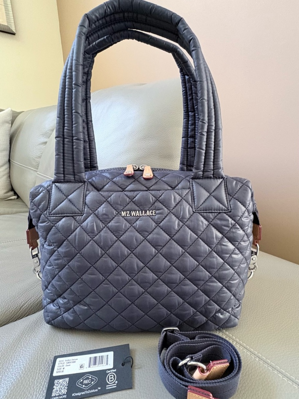MZ Wallace Shoulder Medium Sutton Deluxe - color Dawn!!